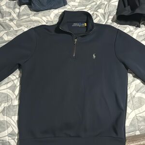 Dark blue Polo quarter zip